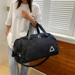 Travel Duffle Bag Water-Resistant Multi-Pocket Detachable Shoulder Strap