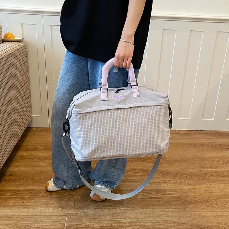Travel Duffle Bag Water-Resistant Multiple Compartments