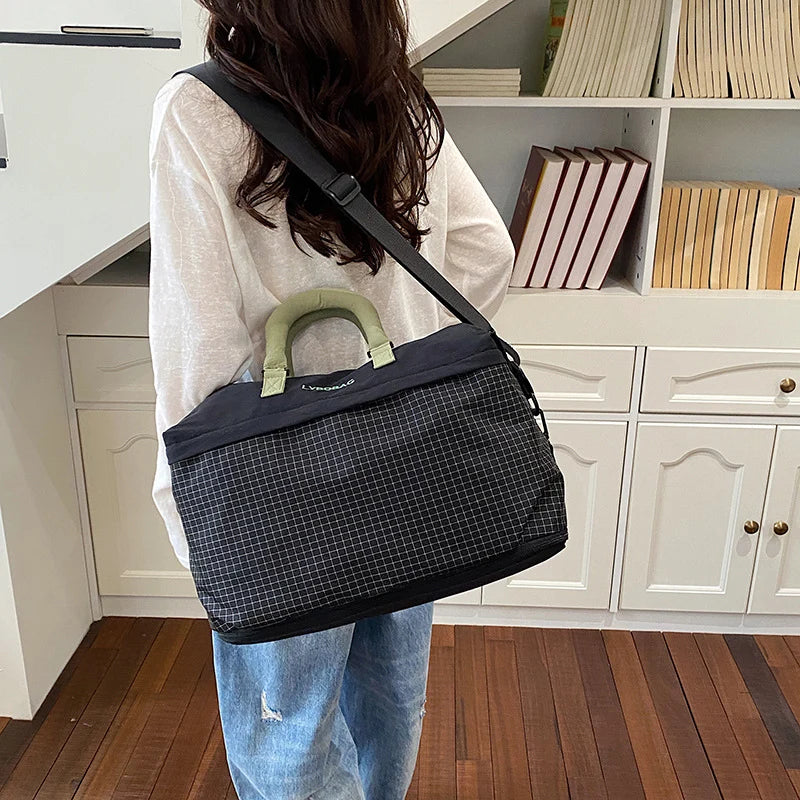 Travel Duffle Bag Water-Resistant Multiple Compartments