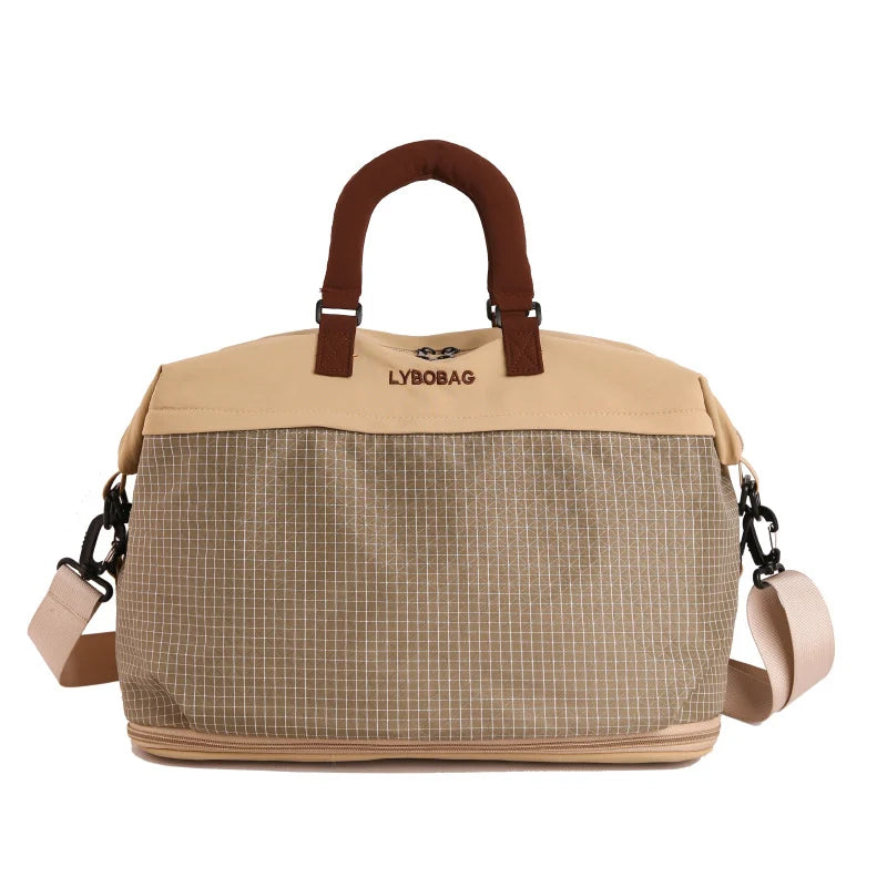 Travel Duffle Bag Water-Resistant Multiple Compartments