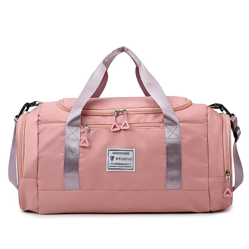 Travel Duffle Bag Water-Resistant Multiple Compartments & Padded Straps