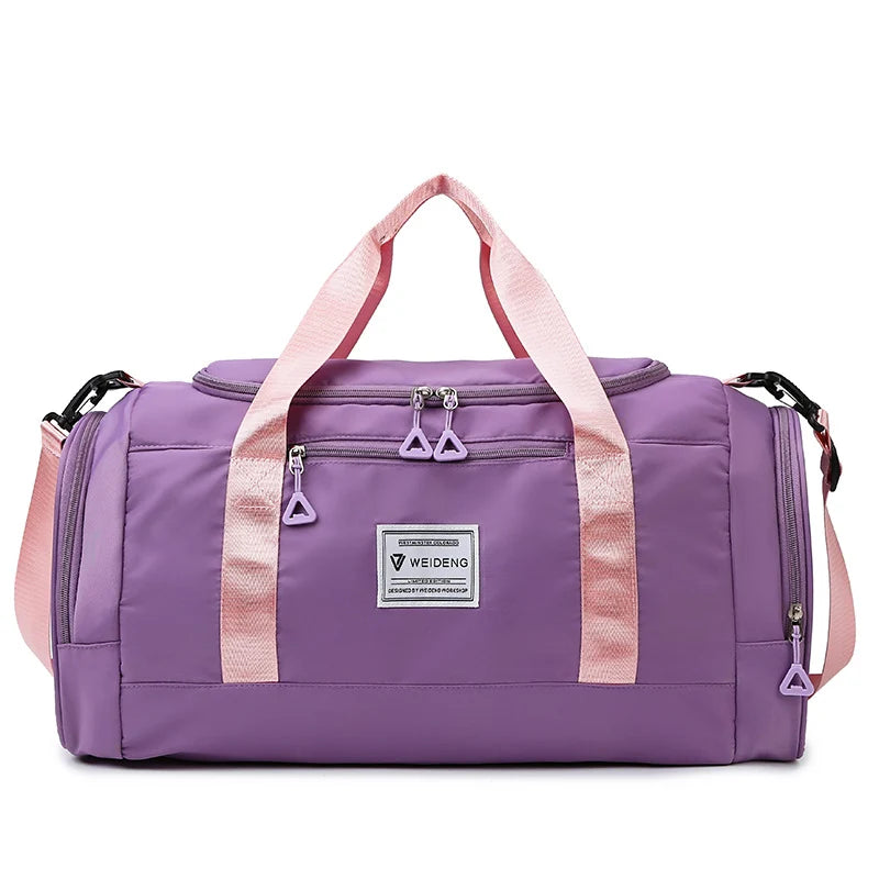 Travel Duffle Bag Water-Resistant Multiple Compartments & Padded Straps