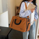 Travel Duffle Bag Water-Resistant Multiple Pockets & Adjustable Strap