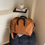 Travel Duffle Bag Water-Resistant Multiple Pockets & Adjustable Strap