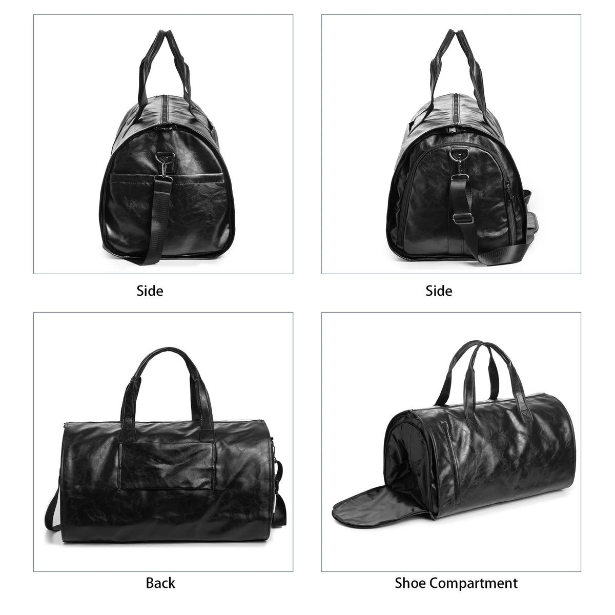 Travel Duffle Bag Water-Resistant Spacious Adjustable Shoulder Strap