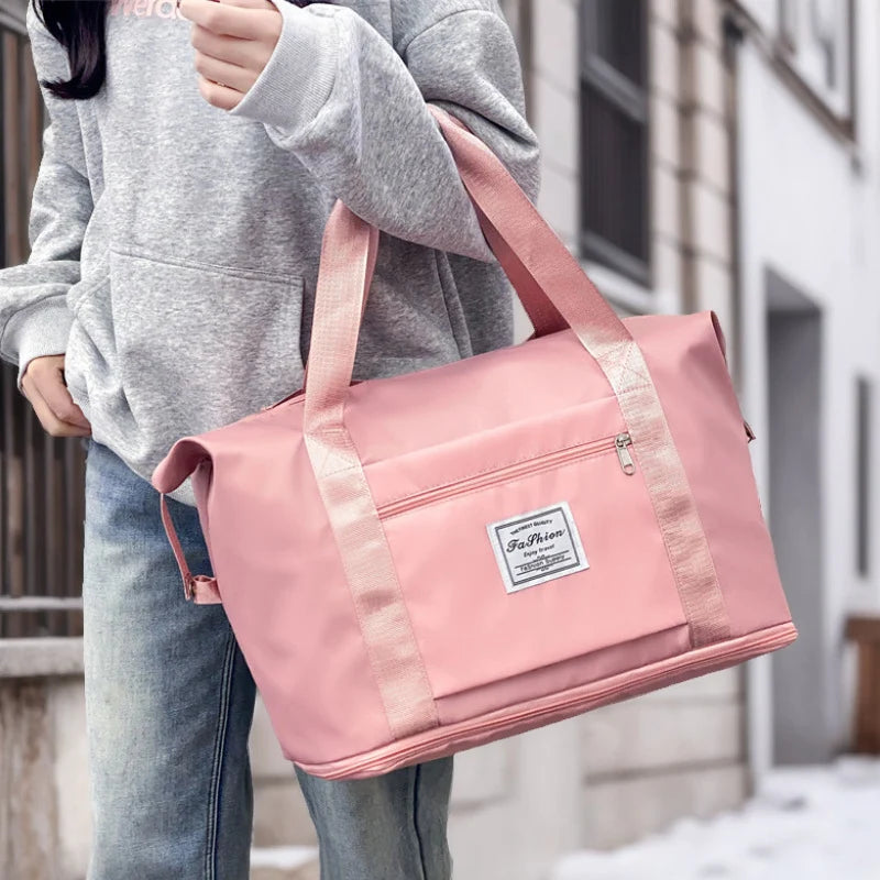 Travel Duffle Bag Water-Resistant Spacious Interior Padded Handles