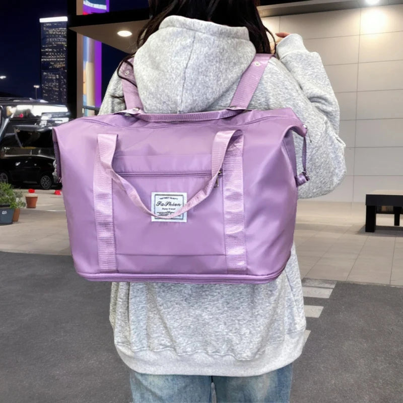 Travel Duffle Bag Water-Resistant Spacious Interior Padded Handles