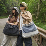 Travel Duffle Bag Weather-Resistant Fabric Multiple Compartments Ergonomic Handles