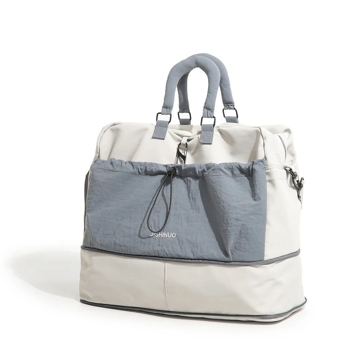 Travel Duffle Bag Weather-Resistant Fabric Multiple Compartments Ergonomic Handles