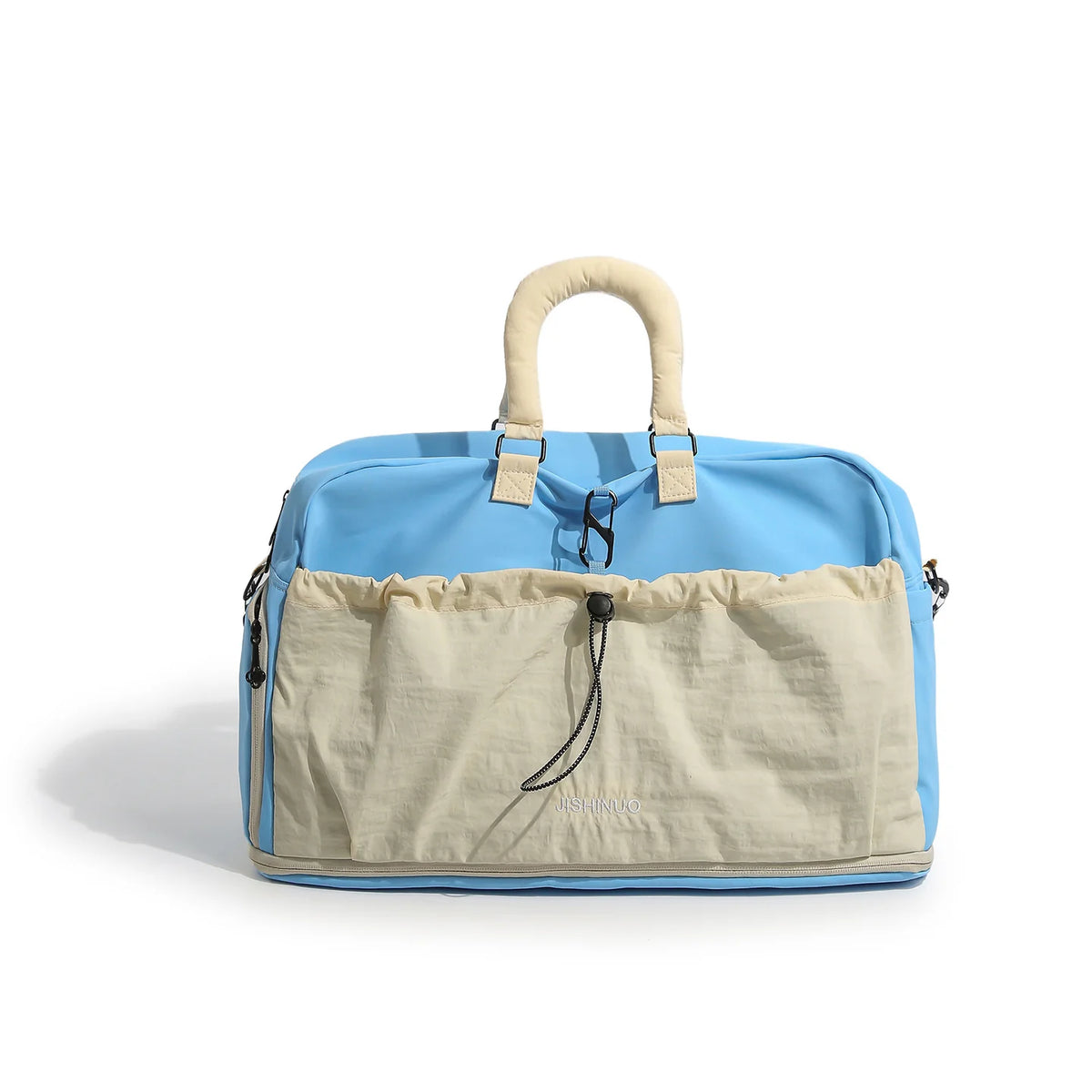 Travel Duffle Bag Weather-Resistant Fabric Multiple Compartments Ergonomic Handles