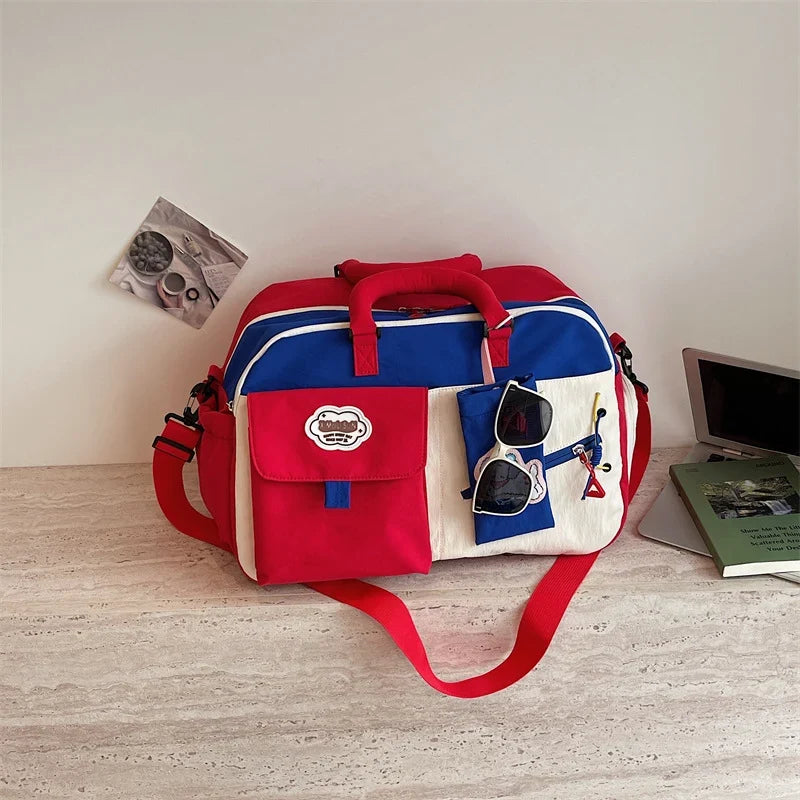 Travel Duffle Bag Weather-Resistant Large Capacity & Multiple Pockets