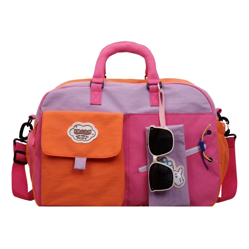Travel Duffle Bag Weather-Resistant Large Capacity & Multiple Pockets