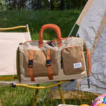 Travel Duffle Bag Weather-Resistant Multiple Compartments & Padded Shoulder Strap