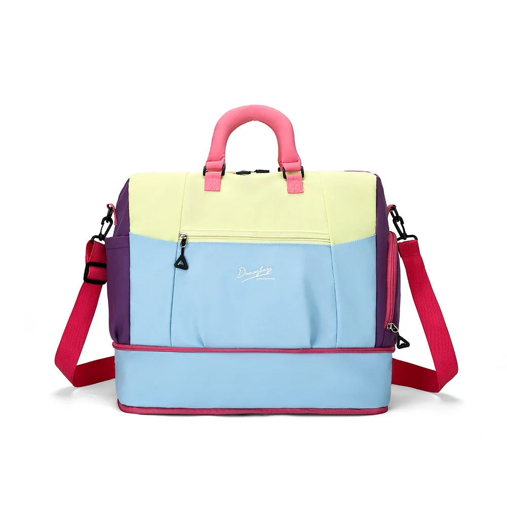 Travel Duffle Bag Weather-Resistant Spacious Multiple Pockets