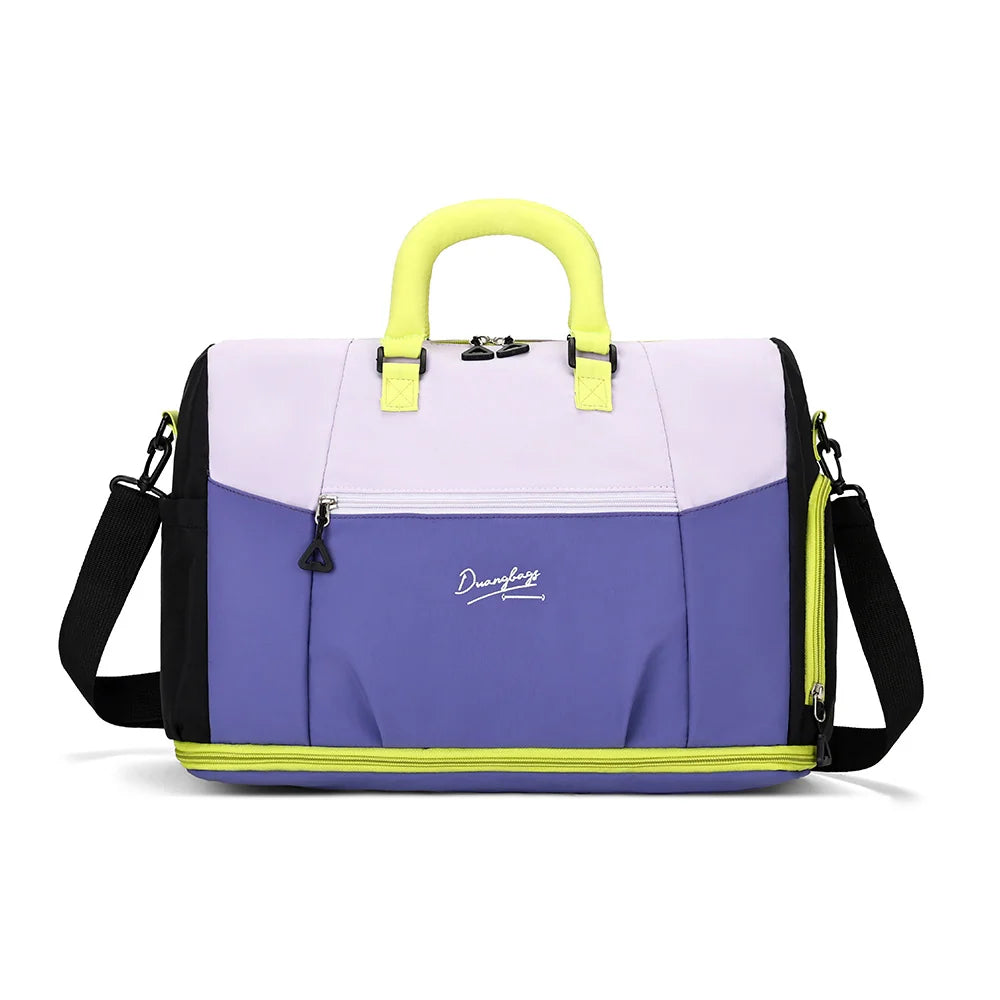 Travel Duffle Bag Weather-Resistant Spacious Multiple Pockets