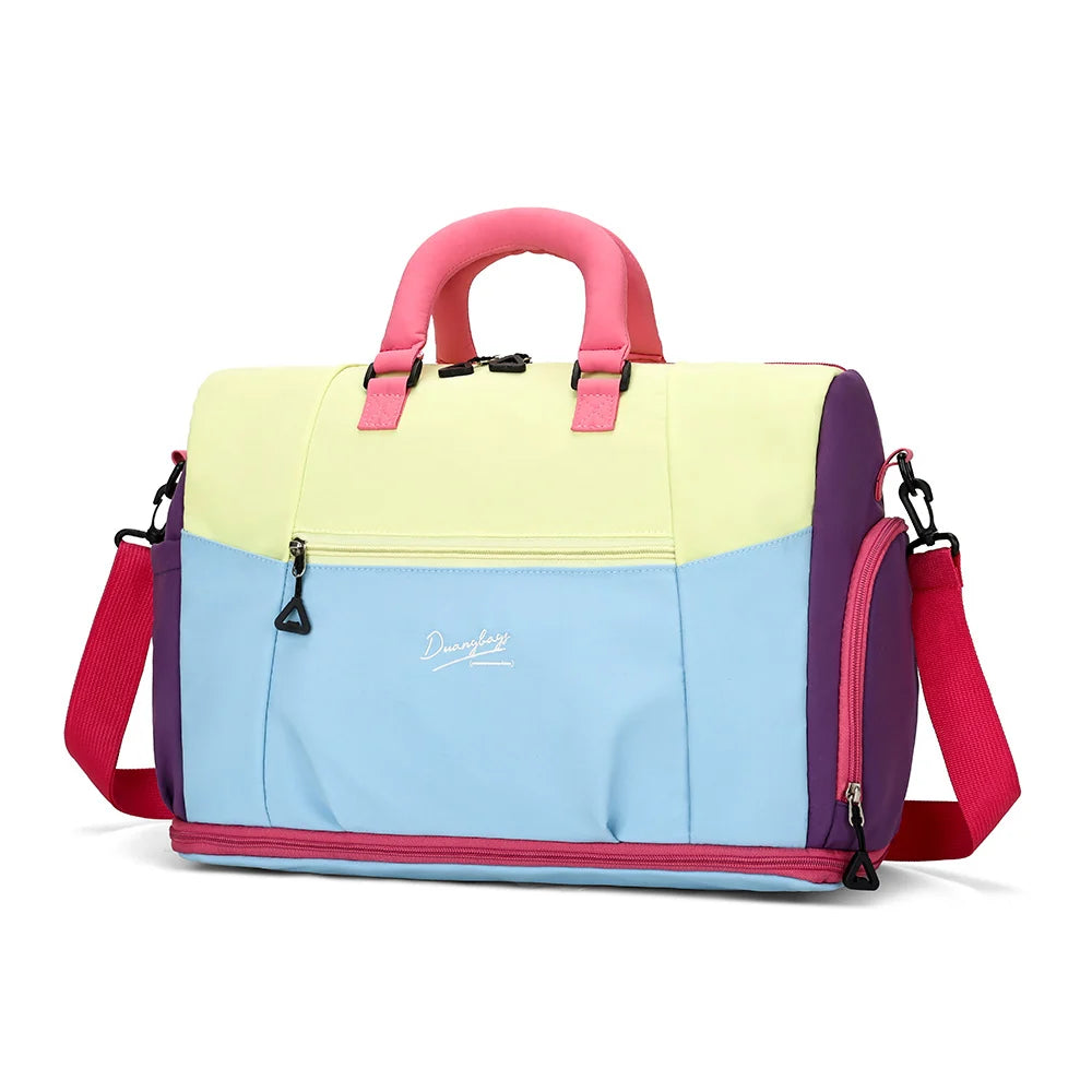 Travel Duffle Bag Weather-Resistant Spacious Multiple Pockets
