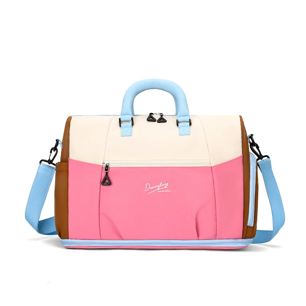 Travel Duffle Bag Weather-Resistant Spacious Multiple Pockets