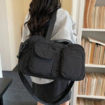 Travel Gym Bag Water-Resistant Multiple Compartments Adjustable Strap