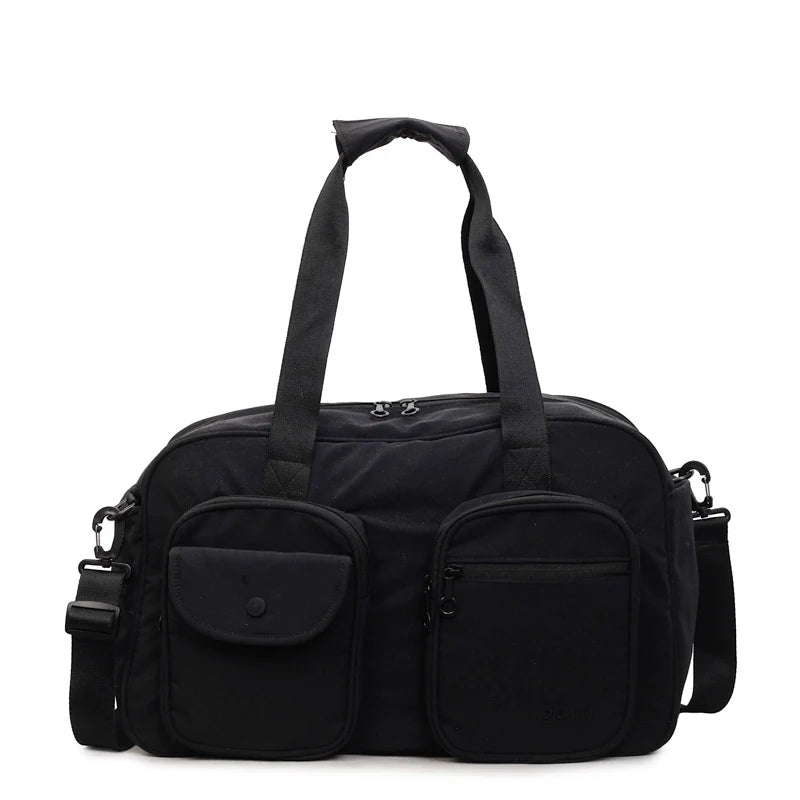 Travel Gym Bag Water-Resistant Multiple Compartments Adjustable Strap