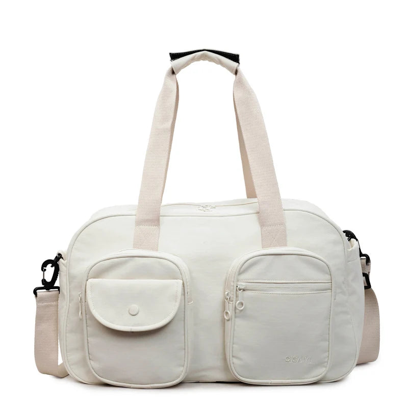 Travel Gym Bag Water-Resistant Multiple Compartments Adjustable Strap