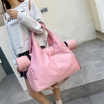Travel Handbag Spacious Organizer Water-Resistant Dual Straps