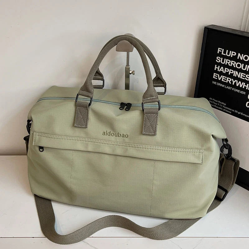 Travel Holdall Bag Spacious Tear-Resistant Fabric & Multiple Pockets