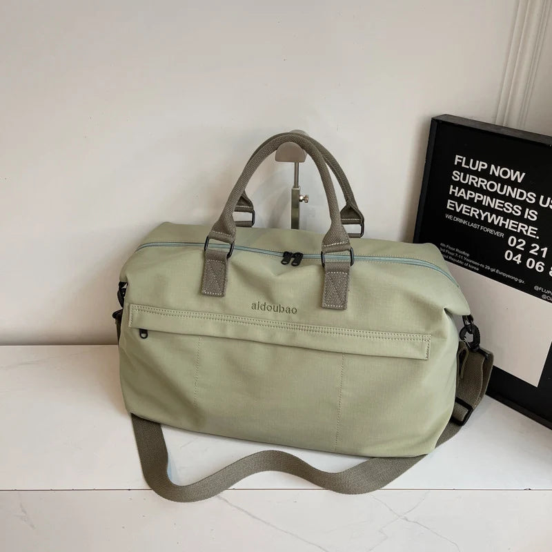 Travel Holdall Bag Spacious Tear-Resistant Fabric & Multiple Pockets
