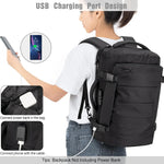 Travel Laptop Backpack 40L Padded Compartment & Combo Lock