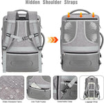 Travel Laptop Backpack 40L Padded Compartment & Combo Lock
