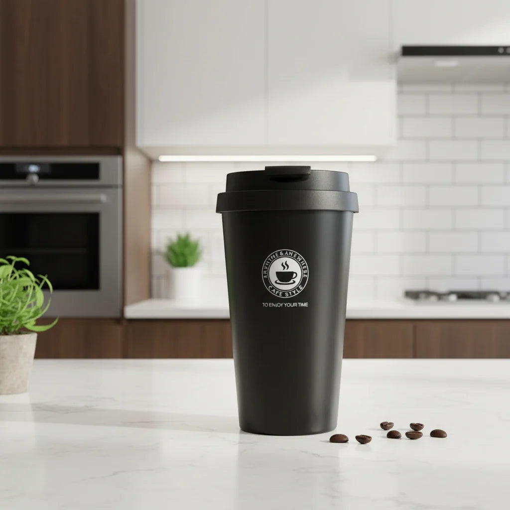 Travel Mug Stainless Steel Double-Wall Insulated Leakproof Sliding Lid