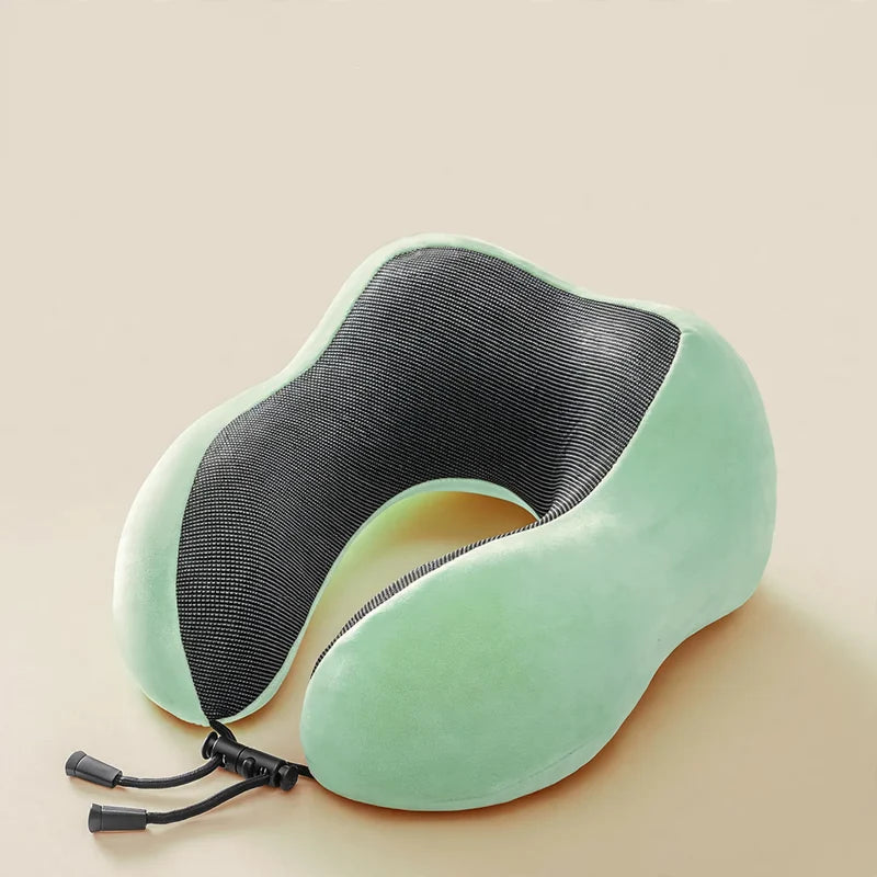 Travel Neck Pillow U-Shaped Memory Foam Lightweight