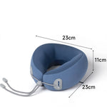 Travel Neck Pillow U-Shaped Memory Foam Lightweight Support
