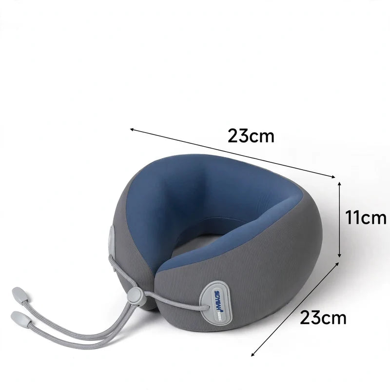 Travel Neck Pillow U-Shaped Memory Foam Lightweight Support