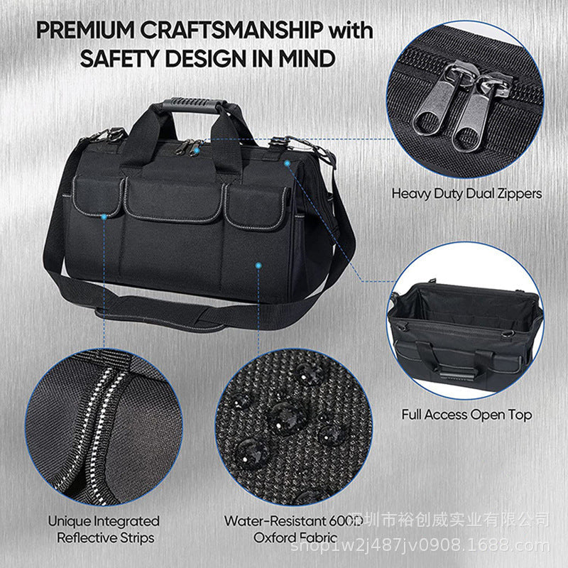 Travel Organizer Bag Spacious Multiple Pockets Adjustable Strap