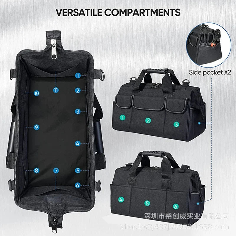 Travel Organizer Bag Spacious Multiple Pockets Adjustable Strap