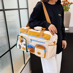 Travel Organizer Bag Water-Resistant Multi-Compartment Adjustable Strap