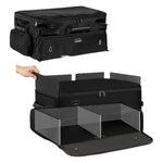 Travel Organizer Multi-Compartment Shoe Pocket & USB Port