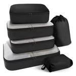 Travel Packing Organisers 8-Piece Mesh Zipper Pouches