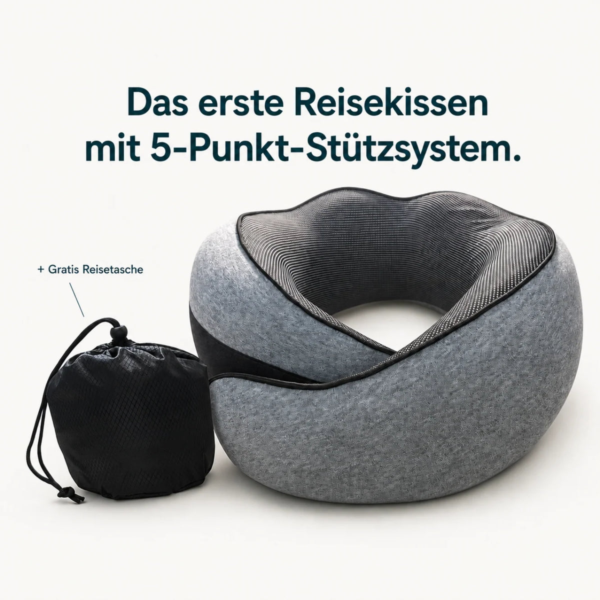 Travel Pillow Memory Foam Lightweight & Compact