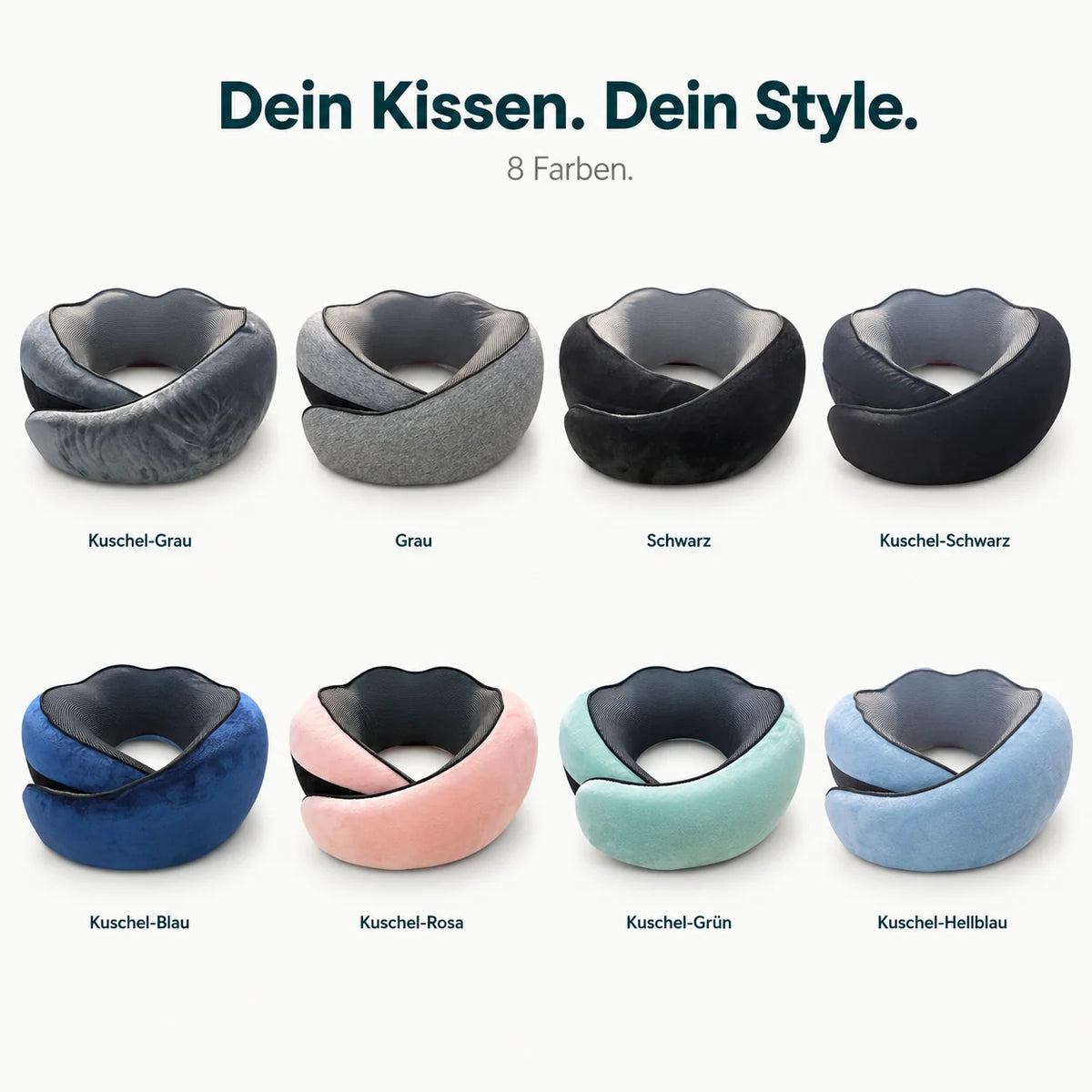 Travel Pillow Memory Foam Lightweight & Compact