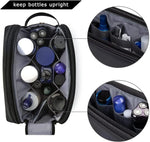 Travel Toiletry Bag Water-Repellent Fabric Double Zipper Multiple Pockets