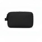 Travel Toiletry Bag Water-Repellent Fabric Double Zipper Multiple Pockets