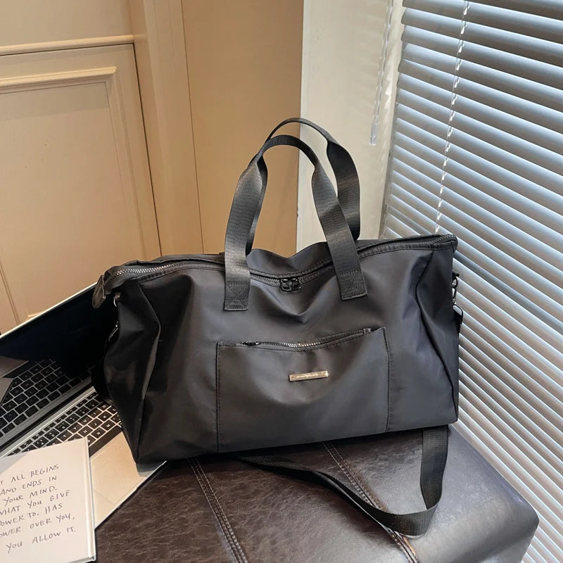 Travel Tote Spacious Interior Water-Resistant Fabric