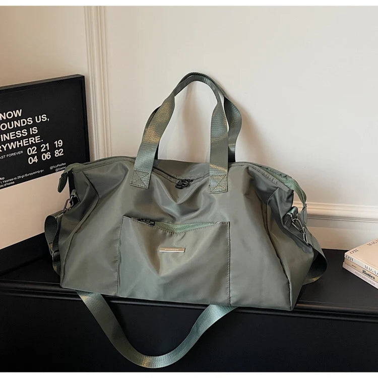 Travel Tote Spacious Interior Water-Resistant Fabric