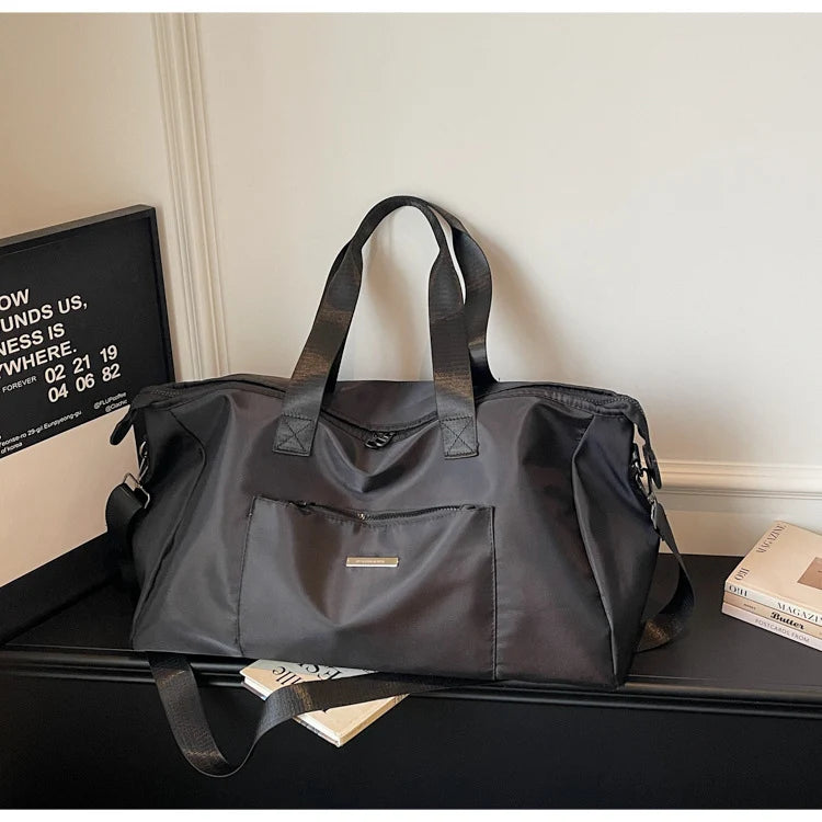 Travel Tote Spacious Interior Water-Resistant Fabric