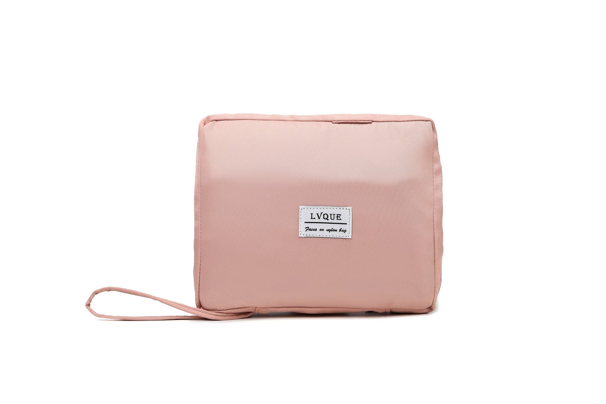 Travel Tote Tear-Resistant Fabric Exterior Pockets & Adjustable Strap