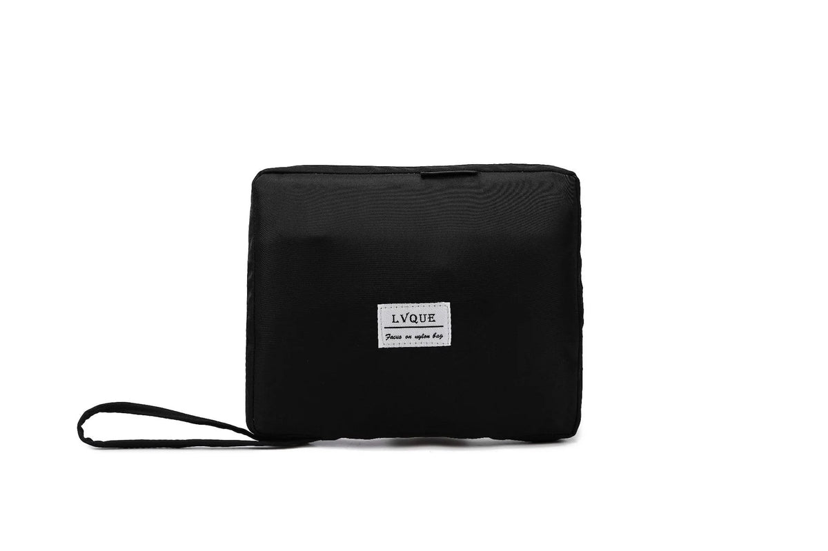 Travel Tote Tear-Resistant Fabric Exterior Pockets & Adjustable Strap