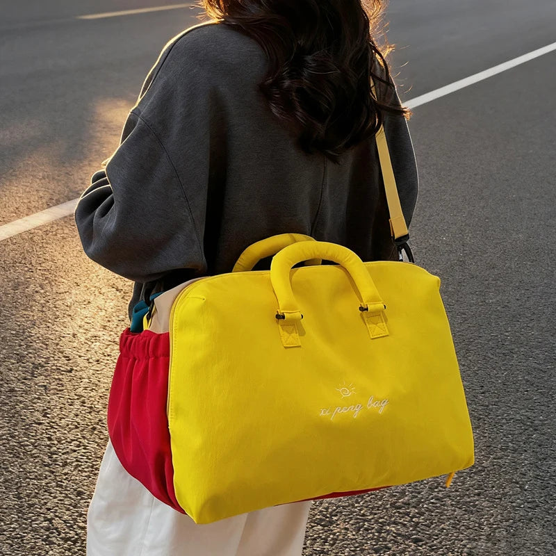 Travel Tote Water-Resistant Spacious Interior Multiple Compartments