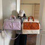 Travel Tote Water-Resistant Spacious Zippered Pockets