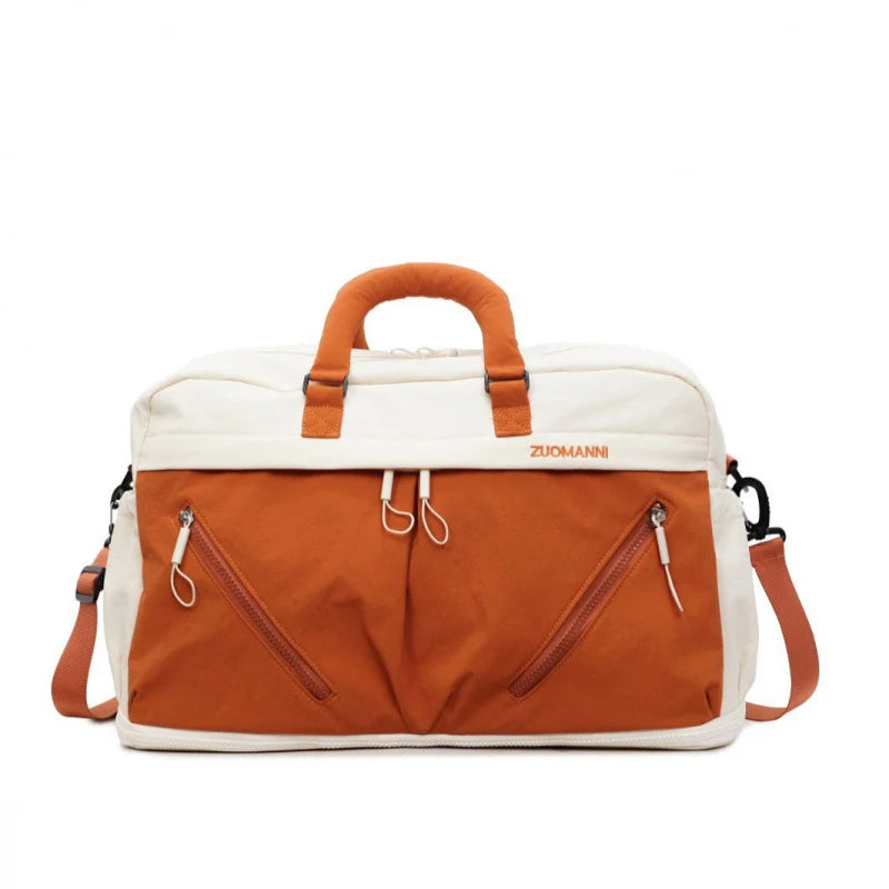 Travel Tote Water-Resistant Spacious Zippered Pockets